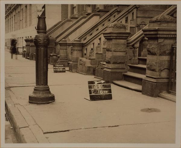 Manhattan: 76th Street (East) - Park Avenue, 1936