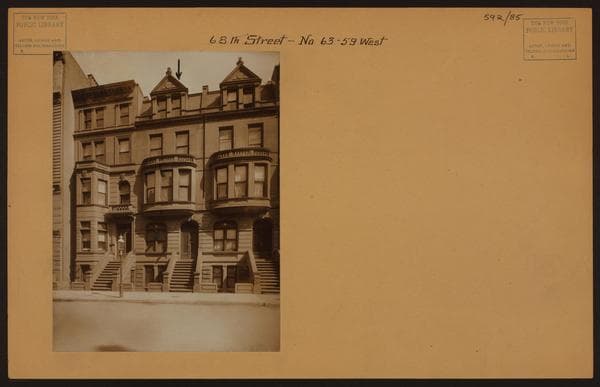 Manhattan: 68th Street (West) - Columbus Avenue, 1913