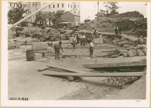Manhattan: Amsterdam Avenue - Cathedral Parkway, 1895
