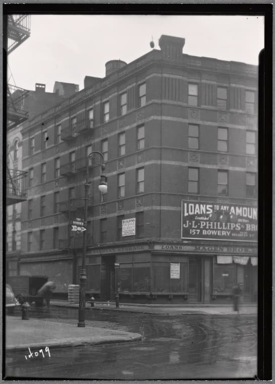 Magen Bros. Loans: Gouverneur St.-Division St., Manhattan, 1935