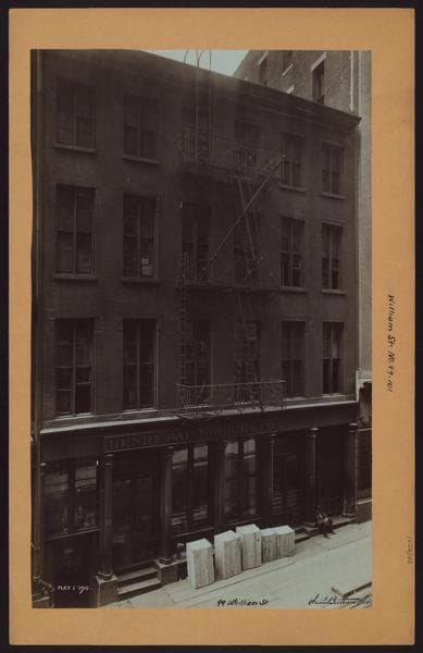 Manhattan: William Street - Maiden Lane, 1915