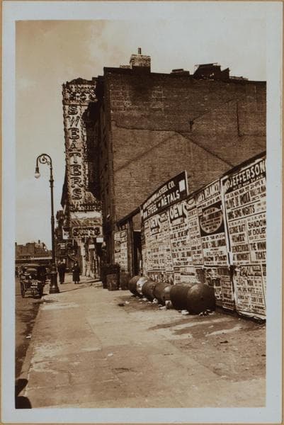 Manhattan: Houston Street (East) - Avenue B, 1935