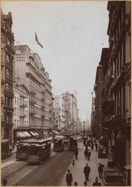 Manhattan: Broadway - Bleecker Street, 1895