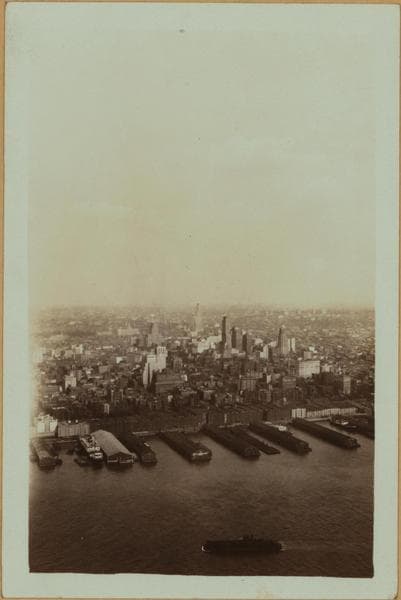 General view - [Manhattan - Between Pine and Cedar Streets - 60 Wall Street Tower (Southeast).], 1933