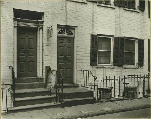 Manhattan: Gay Street - Waverly Place., 1937