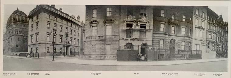 No. 932 M.L. Schiff - No. 936 Edwin Gould - E.S. Harkness - Temple Beth-El, S.E. Cor. 76th St.], 1911