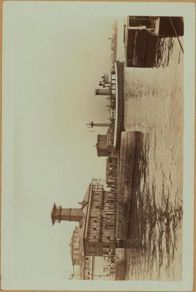 North (Hudson) River - Shore and Skyline - Manhattan - Battery - 14th Street., 1931