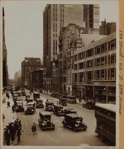 Manhattan: 57th Street - 5th Avenue, 1927