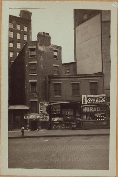 Manhattan: New Chambers Street - William Street, 1933