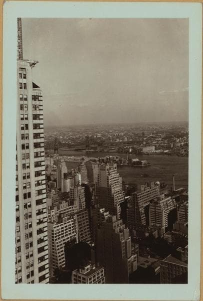 General view - [Manhattan - Lexington Avenue - 42nd Street (East) - Chanin Building.], 1936