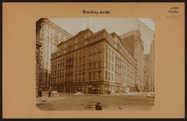 Manhattan: Broadway - Chambers Street, 1917