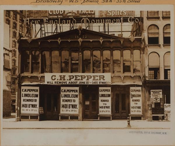 Manhattan: Broadway - 34th Street, 1901