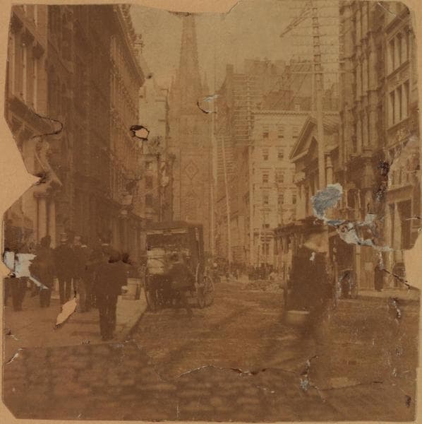 Manhattan: Wall Street - William Street, 1887