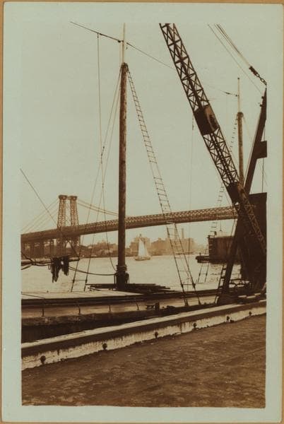Bridges - Williamsburg Bridge - [Grand Street ferry house.], 1931–1936