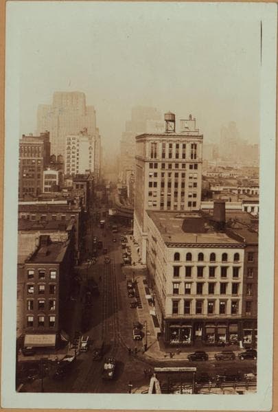 Manhattan: West Broadway - Barclay Street, 1934