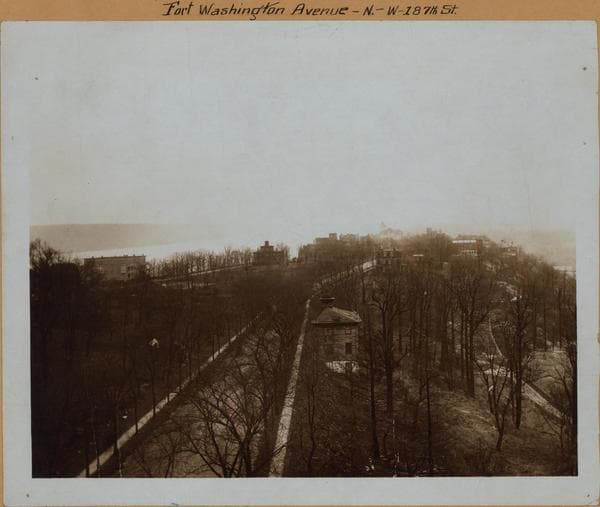 Manhattan: Fort Washington Aven - 187th Street (West), 1919
