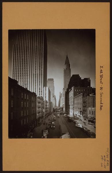 Manhattan: 42nd Street (East) - 2nd Avenue, 1936
