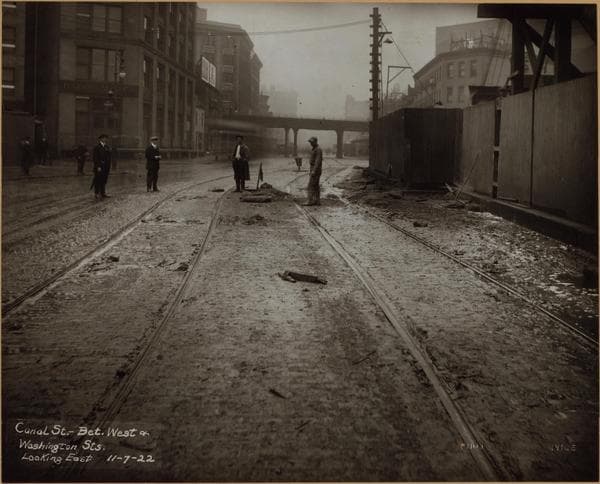 Manhattan: Canal Street - West Street, 1922