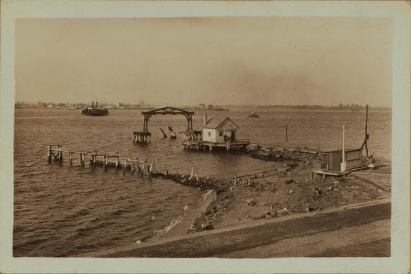 East River - Queens shore - College Point - [College Point Life Guards.], 1932–1935