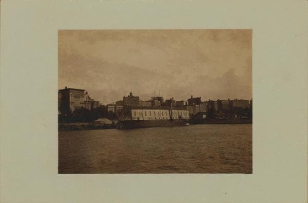 North (Hudson) River - Shore and skyline - Manhattan - 59th Street to 179th Street - [Riverside Baptist Church.], 1926–1934