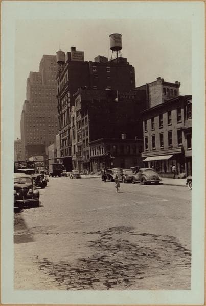 Manhattan: West Broadway - Beach Street, 1939