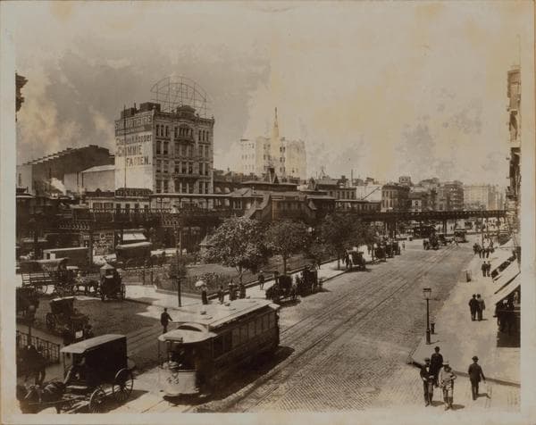 Manhattan: Broadway - 32nd Street, 1896