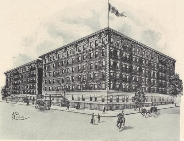 Confortior Hall, southeast corner Broadway and 124th Street., 1908