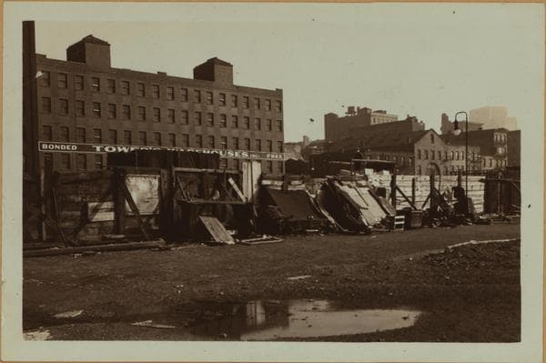 Squatters Colony between West Street and Canal Street., 1934