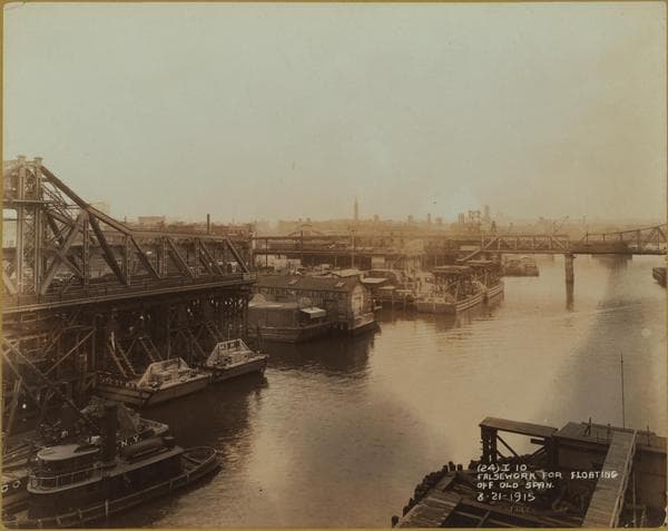 Bridges - Harlem River Bridges - Willis Avenue Bridge -[Construction.], 1915