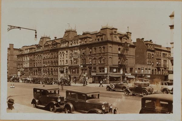 Manhattan: Lenox Avenue - 120th Street: Lenox Avenue at S.W. corner of 120th Street., 1932-07-28