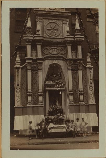 Feast of Maria Santissima del Soccoroso [Maria S.S. del Sacro Coure.], 1927; 1927-08