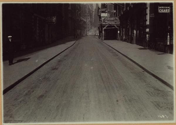 Manhattan: Wall Street - Pearl Street, 1919