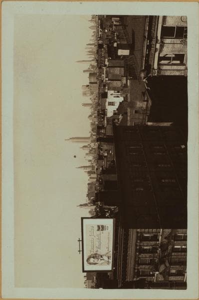 General view - [Lower East side of Manhattan - Williamsburg Bridge (North).], 1932