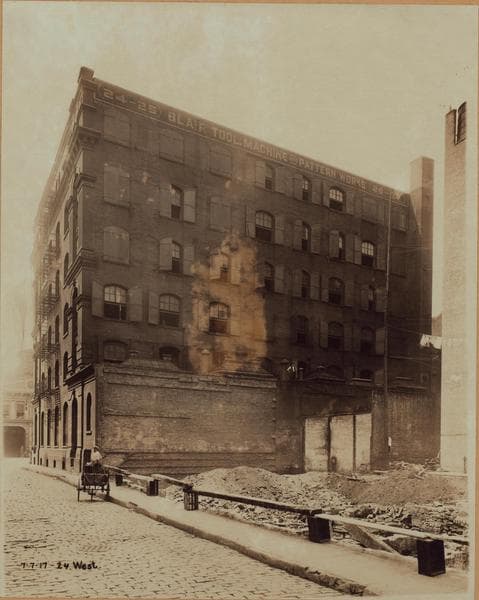 Manhattan: Morris Street - Washington Street, 1917
