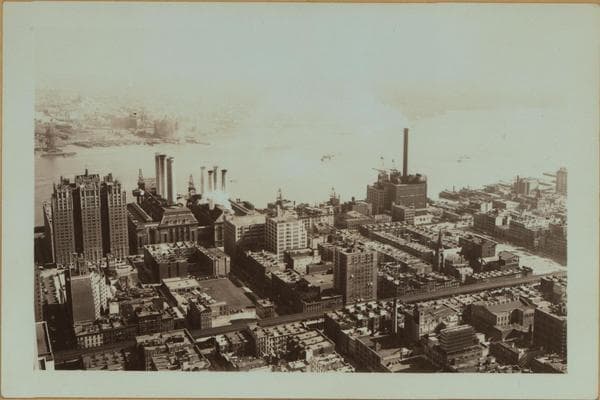 General view - [Manhattan - Lexington Avenue - 42nd Street (East) - Chanin Building.], 1936