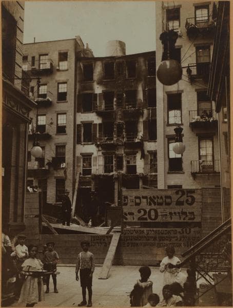 Fires, accidents and tragedies - [Building nearly destroyed by fire.], 1904