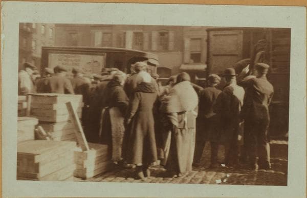 Fulton Fish Market., 1923