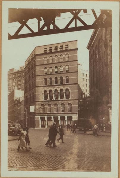 Manhattan: William Street - Duane Street, 1933