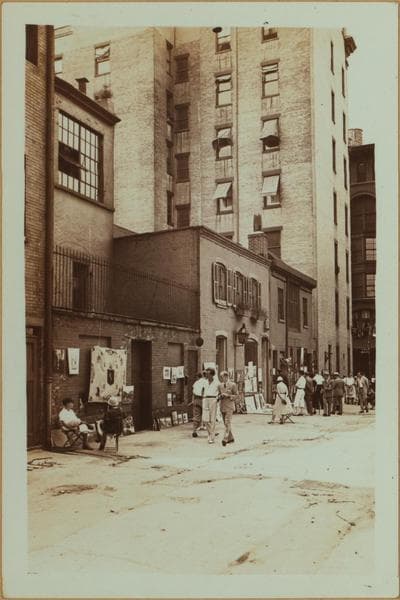 Artists and poets - Greenwich Village., 1933