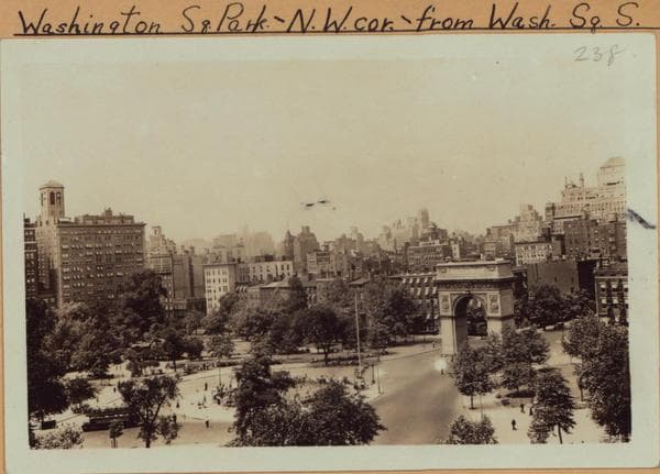 Manhattan: Washington Square - University Place, 1935