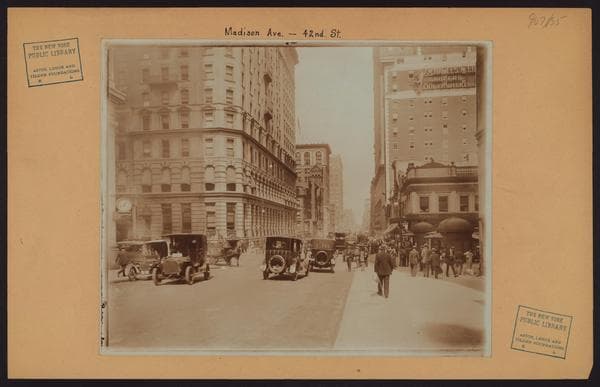 Manhattan: Madison Avenue - 42nd Street, 1916