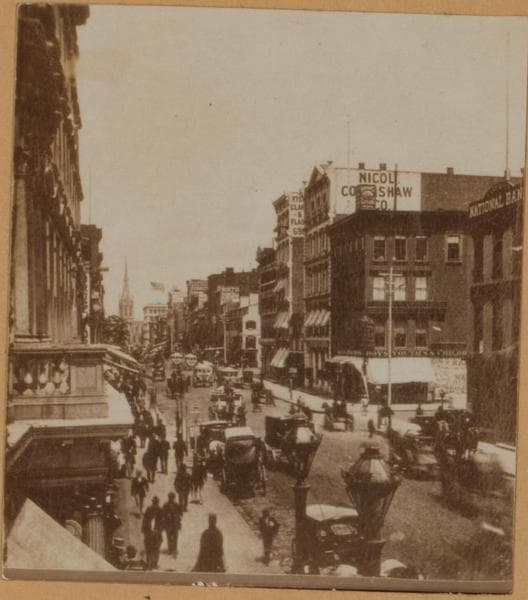 Manhattan: Broadway - Bond Street, 1875
