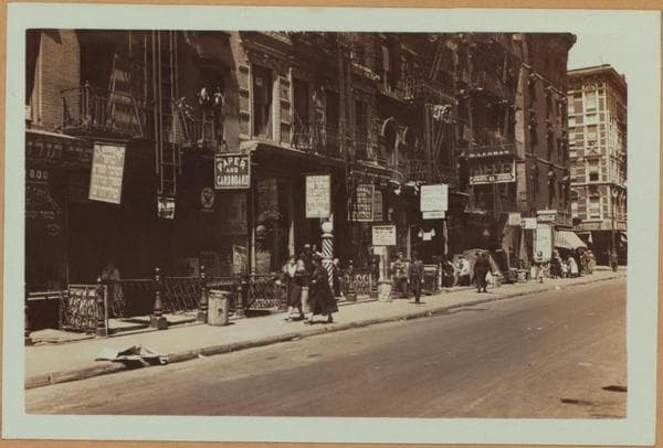 Manhattan: Norfolk Street - Grand Street, 1934