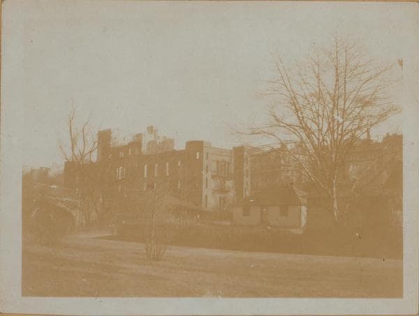 Manhattan: Central Park - [View of the Arsenal Building.], 1924