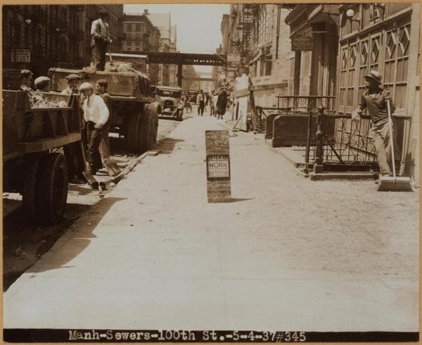 Manhattan: 100th Street (East) - 1st Avenue, 1937