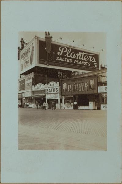 Islands - Coney Island - [Riegelmann boardwalk.], 1932