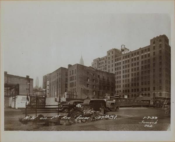 Manhattan: 1st Ave. - 37th St. E., 1939