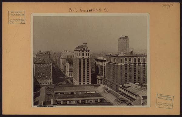 Manhattan: Park Avenue - 45th Street, 1923