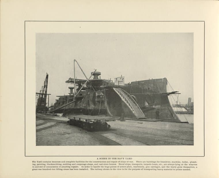 A Scene in the Navy Yard, 1905