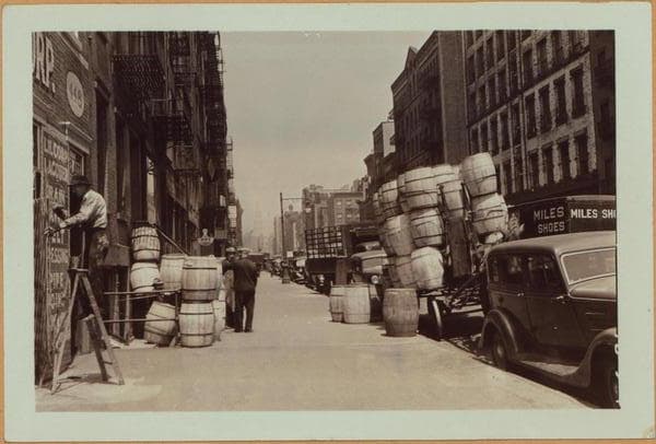 Manhattan: West Broadway - Prince Street, 1939